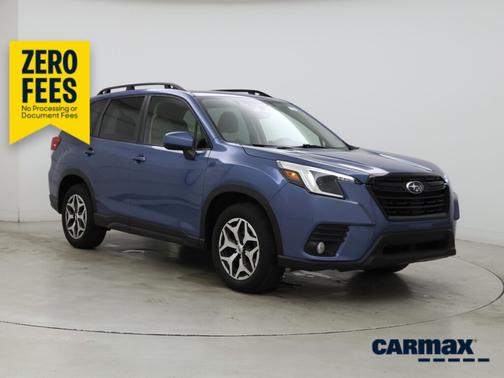 Blue 2022 Subaru Forester Premium