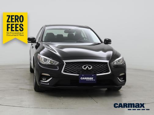 Black 2023 INFINITI Q50 Luxe