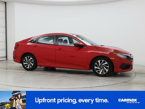 Red 2016 Honda Civic EX
