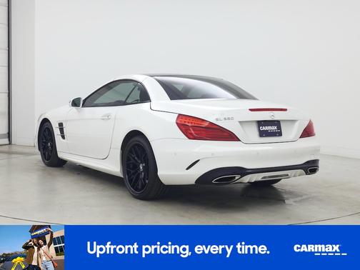 White 2018 Mercedes-Benz SL 550