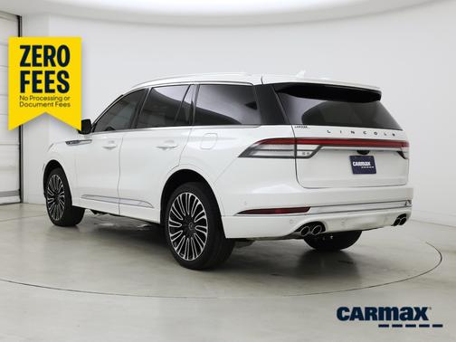 White 2021 Lincoln Aviator Black Label