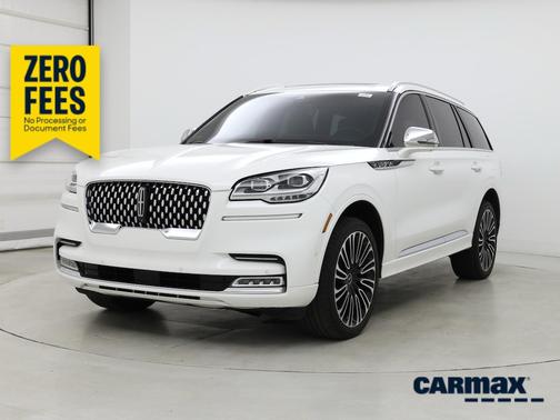 White 2021 Lincoln Aviator Black Label