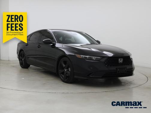 Black 2025 Honda Accord Hybrid Sport-L