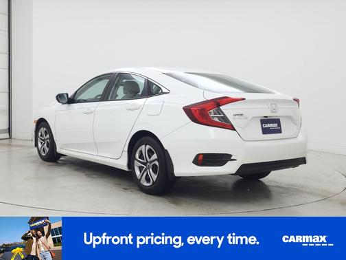 White 2016 Honda Civic LX