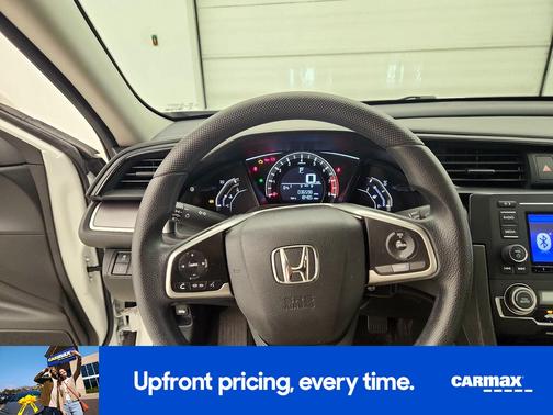 White 2016 Honda Civic LX