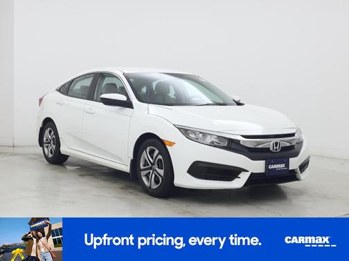 White 2016 Honda Civic LX