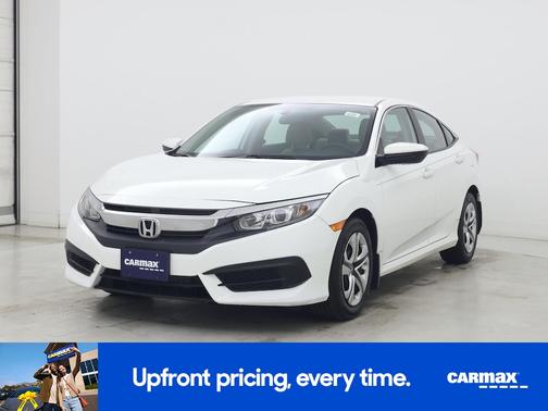 White 2016 Honda Civic LX