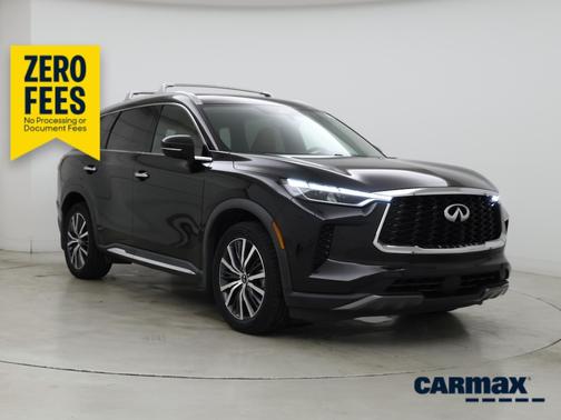Black 2023 INFINITI QX60 Sensory
