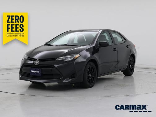 Black 2018 Toyota Corolla LE