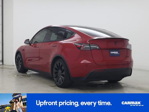 Red 2022 Tesla Model Y Performance