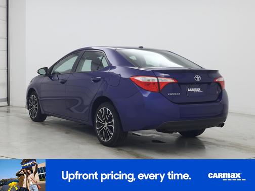 Blue 2015 Toyota Corolla S Premium