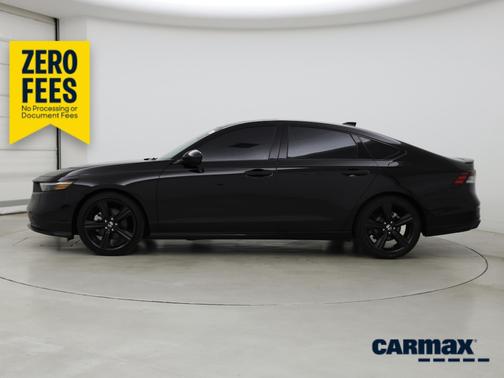 Black 2025 Honda Accord Hybrid Sport-L