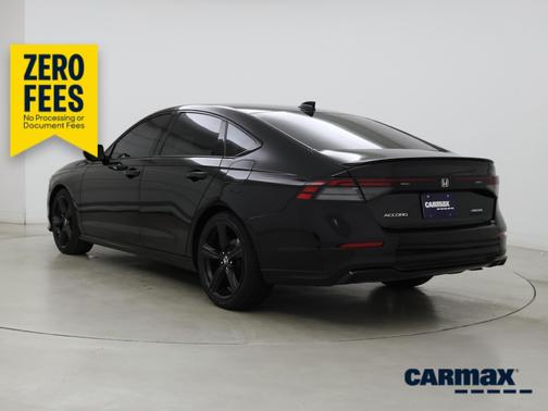 Black 2025 Honda Accord Hybrid Sport-L