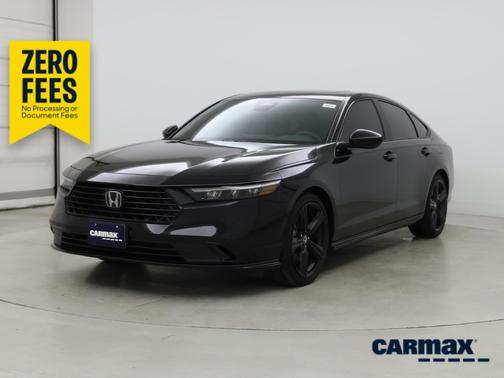 Black 2025 Honda Accord Hybrid Sport-L
