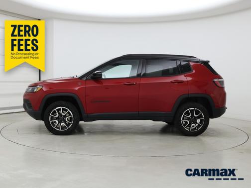 Red 2025 Jeep Compass Trailhawk