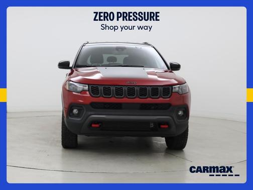 Red 2025 Jeep Compass Trailhawk
