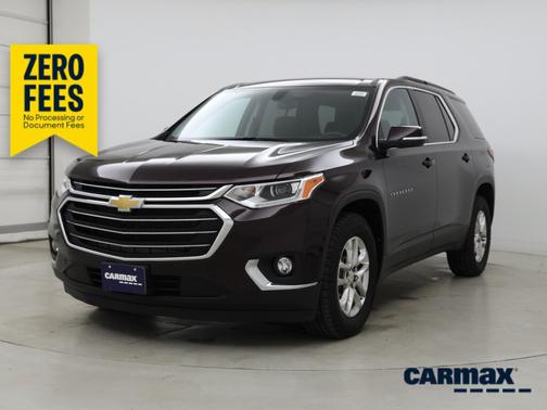 Burgundy 2021 Chevrolet Traverse LT Cloth