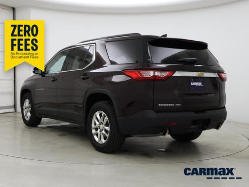 Burgundy 2021 Chevrolet Traverse LT Cloth