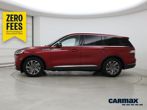 Red 2020 Lincoln Aviator Standard