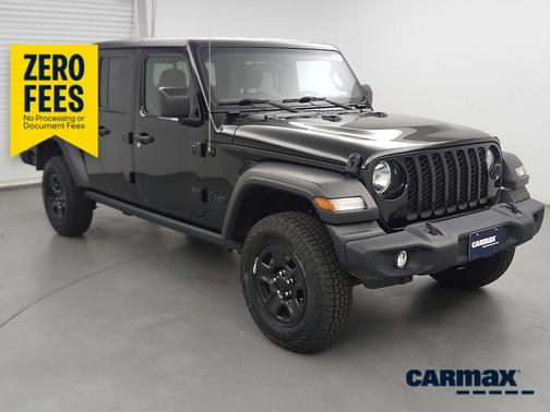 Black 2021 Jeep Gladiator Sport