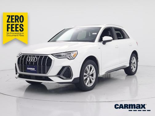 White 2023 Audi Q3 S-Line Premium