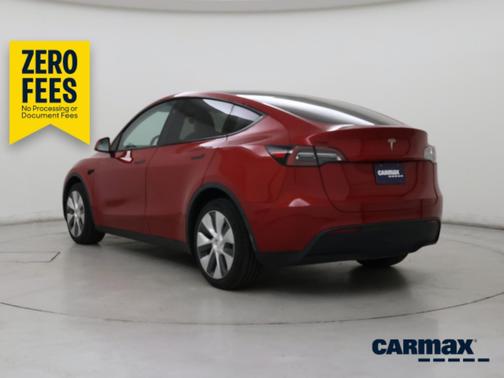 Red 2023 Tesla Model Y Long Range
