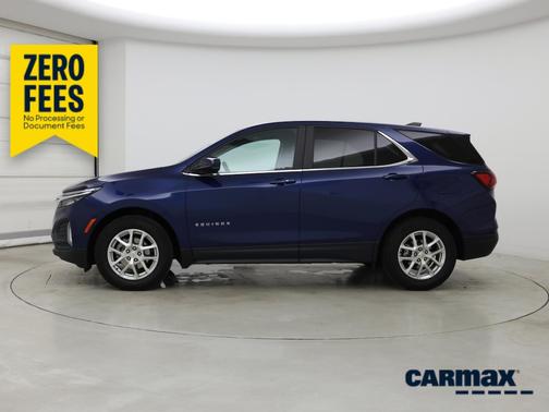 Blue 2022 Chevrolet Equinox LT