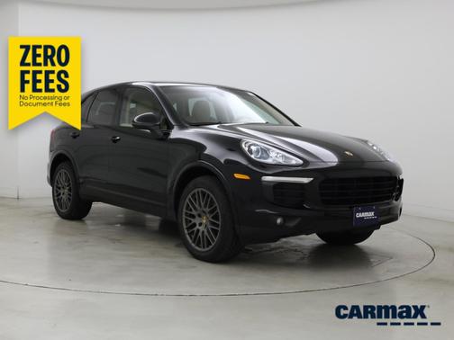 Black 2017 Porsche Cayenne Platinum