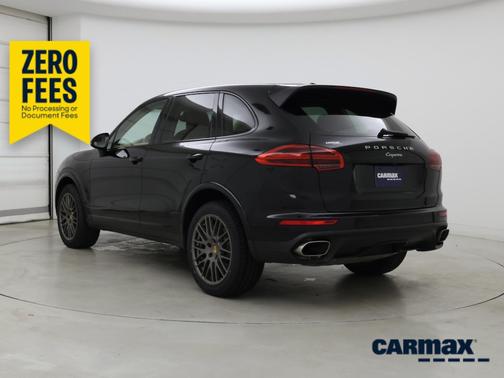Black 2017 Porsche Cayenne Platinum