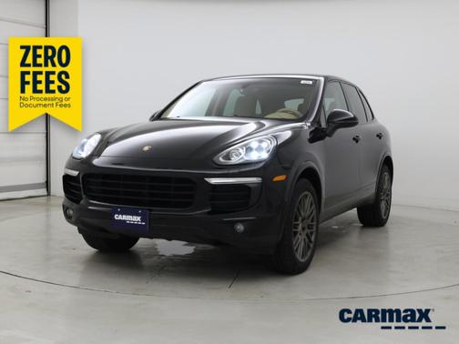 Black 2017 Porsche Cayenne Platinum