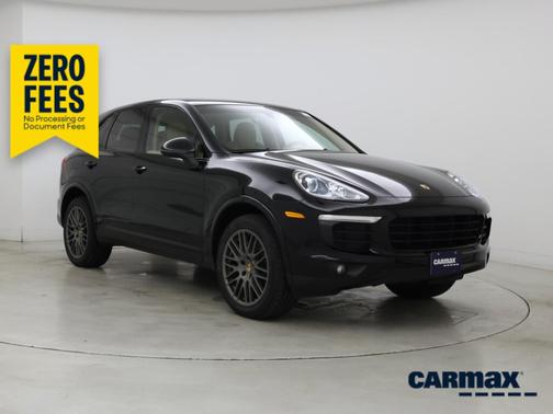 Black 2017 Porsche Cayenne Platinum