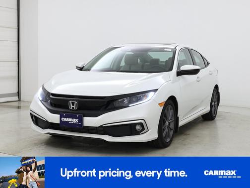 White 2020 Honda Civic EX