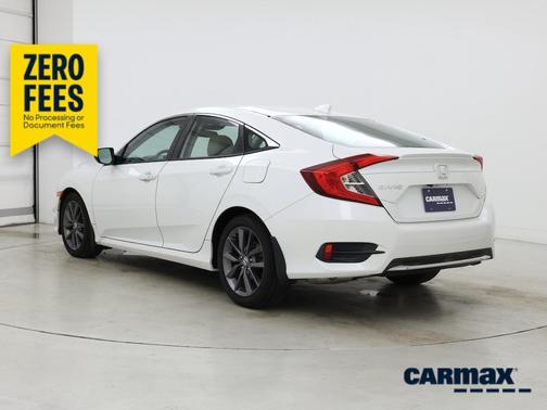 White 2020 Honda Civic EX