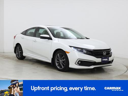 White 2020 Honda Civic EX