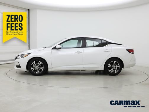 White 2023 Nissan Sentra SV