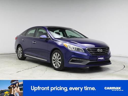 Blue 2016 Hyundai SONATA Limited