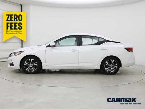 White 2023 Nissan Sentra SV