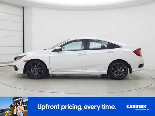 White 2020 Honda Civic Sport