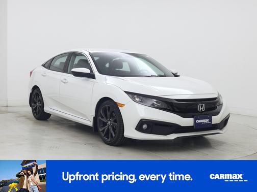 White 2020 Honda Civic Sport