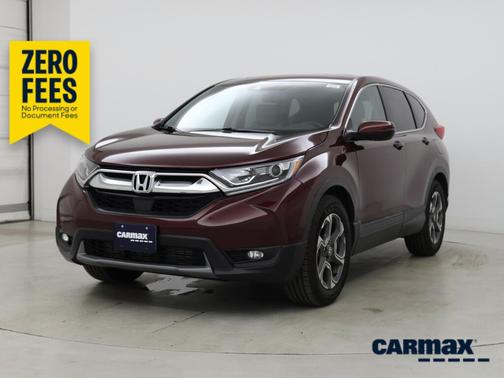 Burgundy 2018 Honda CR-V EX-L