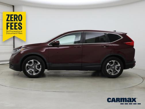 Burgundy 2018 Honda CR-V EX-L