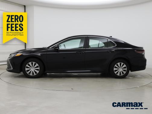 Black 2023 Toyota Camry Hybrid LE