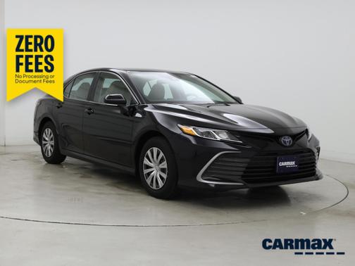 Black 2023 Toyota Camry Hybrid LE