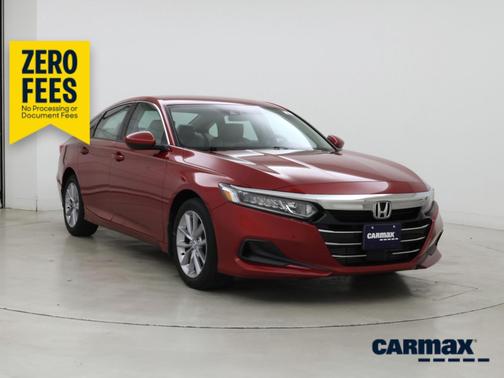 Red 2021 Honda Accord LX