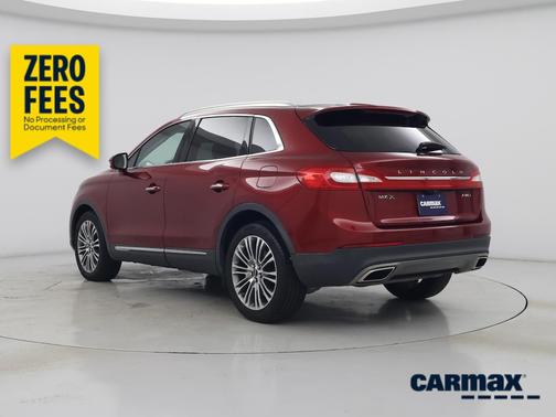 Red 2017 Lincoln MKX Reserve
