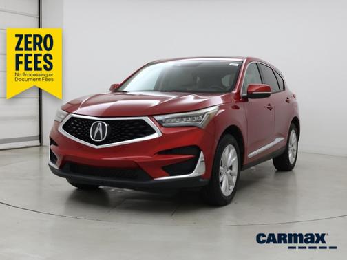 Red 2020 Acura RDX