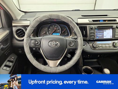 Red 2015 Toyota RAV4 Limited