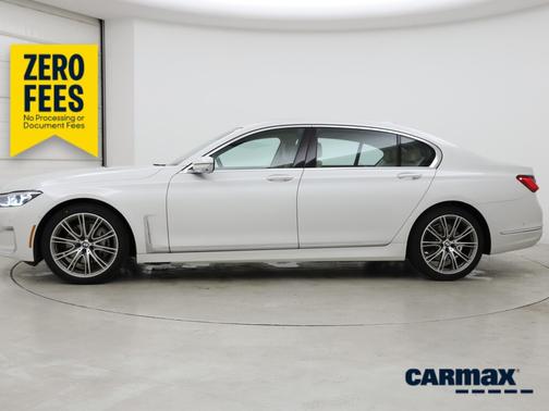 White 2021 BMW 740 I