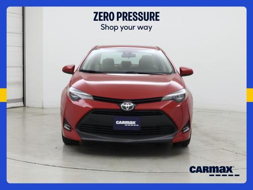 Red 2017 Toyota Corolla LE