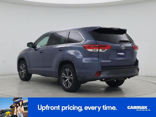 Blue 2017 Toyota Highlander LE